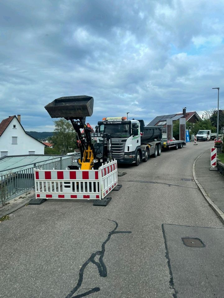 Baggerarbeiten Erdbau Bagger mit Fahrer mieten vermieten in Geislingen an der Steige