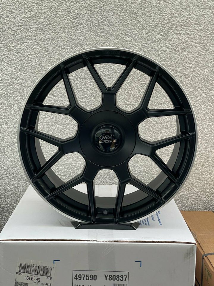 19 Zoll 5x112 Mercedes A B C CL CLA E GLA GLC GLE M NEU MM05* in Dillingen (Donau)