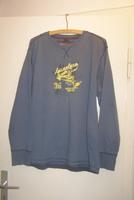 blaues Sweatshirt Print C&A ungetragen Pullover Sweater Walle - Steffensweg Vorschau
