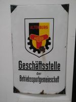 Emailleschild Altenburg Motor Hessen - Hainburg Vorschau