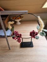 ✨️ Deko Ring Metall schwarz Blumen neu Wohnzimmer Büro Eukalyptus Bayern - Schierling Vorschau