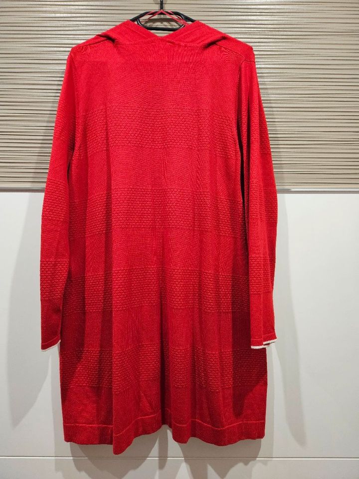 Damen Cardigan, Größe 40 / L, Street One Strickjacke, rot in Steinfeld