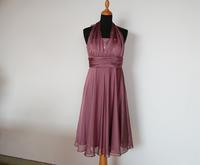 Ballkleid festliches Kleid Cocktailkleid Chiffon Pailletten rosa Hessen - Darmstadt Vorschau