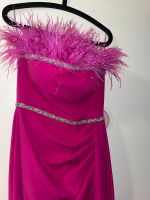 Abendkleid in Pink mit Federn Obergiesing-Fasangarten - Obergiesing Vorschau
