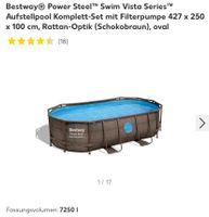 Aufstellpool Pool Bestway Power Steel Swim Vista Series oval Bayern - Markt Bibart Vorschau