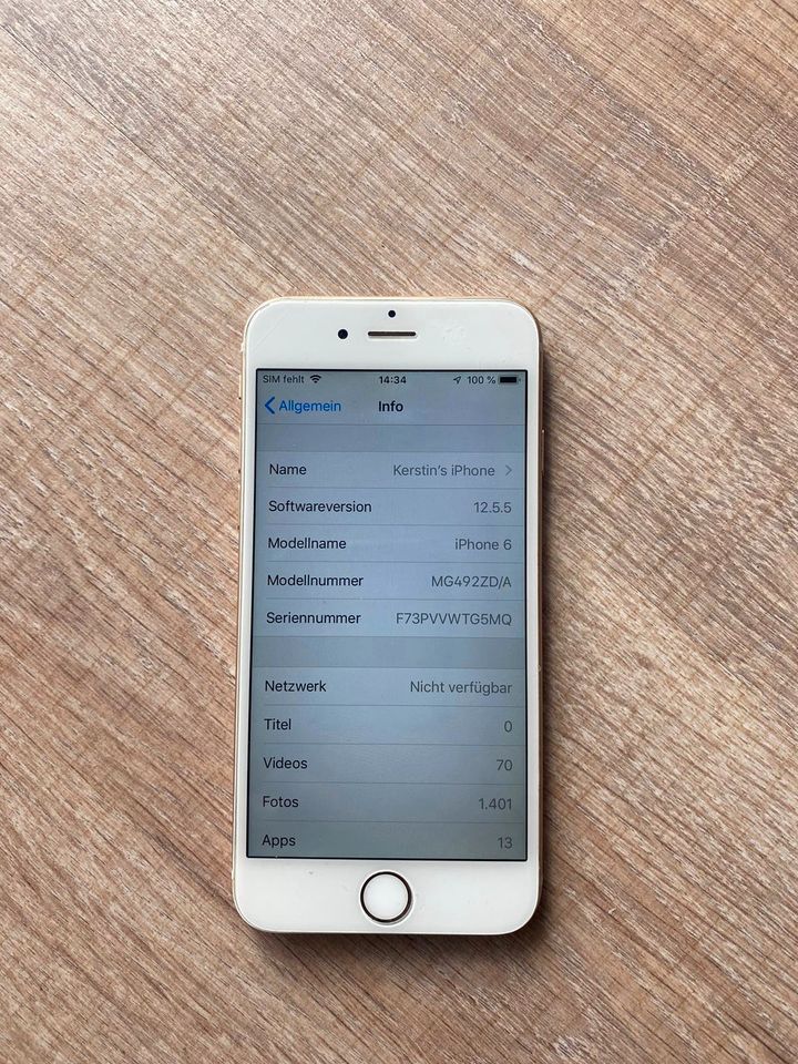 iPhone 6 16 GB Rosegold in Mögglingen