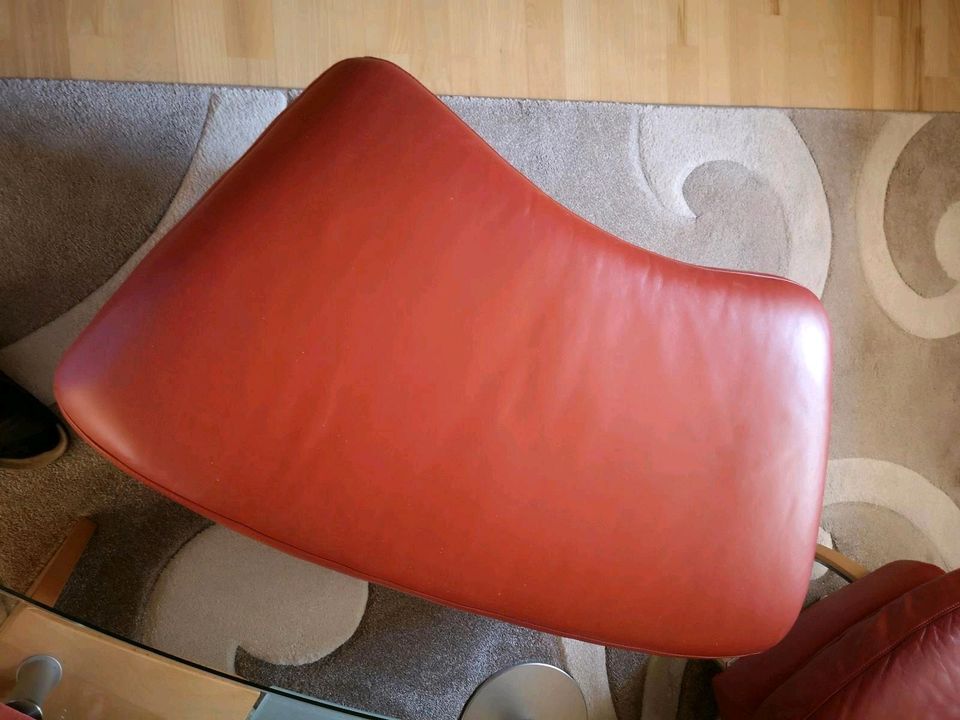 Designer Rundecke Couch Sofa & Hocker der Nobelmarke W. Schillig in Trittau