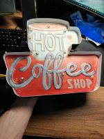 Café Hot Kaffee Shop Aushang Deko beleuchtet München - Trudering-Riem Vorschau
