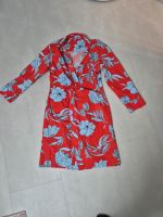Damen Blusenkleid Hemdkleid durchgehende Knopfleiste blumig rot Niedersachsen - Göttingen Vorschau