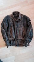 Retro Motorradlederjacke braun Baden-Württemberg - Schriesheim Vorschau