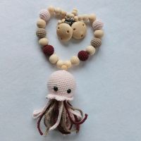 Kinderwagenkette Handmade Geschenk Geburt Baby Taufe gehäkelt Niedersachsen - Ganderkesee Vorschau