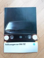 Prospekt Volkswagen zur IAA 1987 Bayern - Marquartstein Vorschau