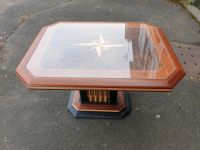 Intarsein Tisch aus Holz mit Glasplatte (lose) Baden-Württemberg - Esslingen Vorschau