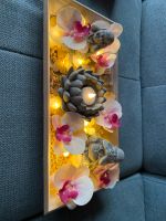 Buddha Statuten Grau+Blütenteelicht Halter+ Muschel Lichterkette Nordrhein-Westfalen - Nettetal Vorschau