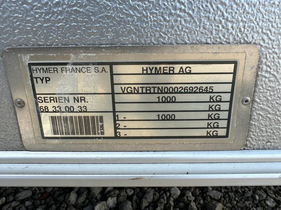 HYMER / ERIBA / HYMERCAR TOURING TRITON HEIZUNG WASCHRAUM NUR 1000 KG in Neuenkirchen