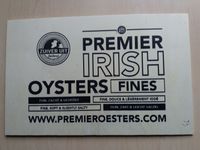 originelles Deko-Schild „Premier Irish Oysters“ (Austern), Holz München - Schwabing-Freimann Vorschau