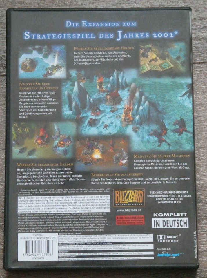 PC-Spiel – Warcraft – Frozen throne in Lauf a.d. Pegnitz