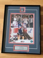 NHL-Bild mit original Autogramm John Vanbiesbrouck, NY Rangers Bayern - Friedberg Vorschau