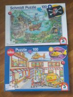 2 x Schmidt Puzzle mit je 100 Teilen, Piraten und Krankenhaus Baden-Württemberg - Pliezhausen Vorschau