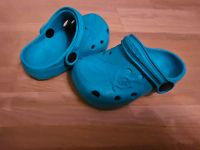 Kinderschuhe Badeschuhe Crocs Türkis Größe 23 Thüringen - Erfurt Vorschau