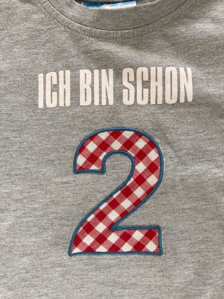 Langarmshirt „ich bin schon zwei“ Geburtstagsshirt in Finnentrop