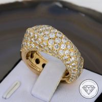 M*202823 Wert 19.700,- Brillant 5,00 Ct Pavé Ring 750 Gold XXYY Essen - Karnap Vorschau