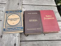 3 alte reisefuehrer, Baedeker, 1907, 1928, österreich,Schwarzwald Thüringen - Waltershausen Vorschau