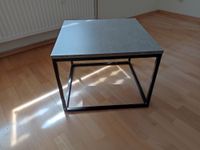 Kleiner Tisch,  Metall mit Holzplatte 60 cm × 60 cm , Betonoptik Baden-Württemberg - Weinheim Vorschau