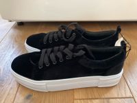 H&M Plateau Sneakers Damen Turnschuhe schwarz Samt Gr. 40 NEU Bayern - Buttenheim Vorschau