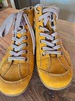 Rieker Winter Boots gefüttert gelb Gr.40 | Damen Schuhe Sachsen - Radeberg Vorschau