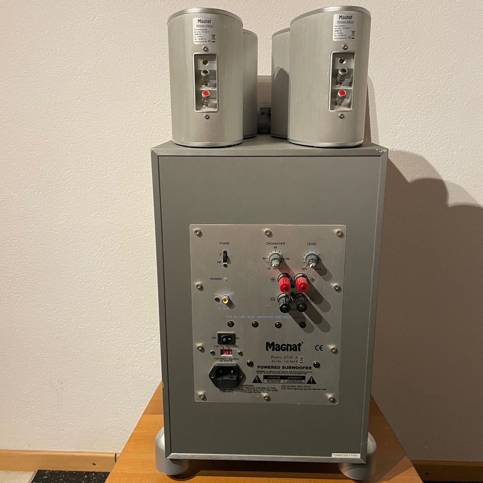 Magnat Prisma 5100 A 5.1 Lautsprecher Dolby Surround Boxen Heimki in Troisdorf