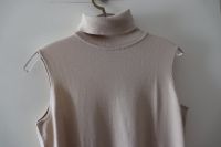 Madeleine neuwertiger Rollkragen Pullunder Pullover -Arm 38 Beige Beuel - Vilich Vorschau