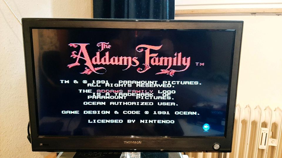 SNES Addams family OVP in Stuttgart