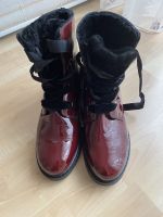 Stiefel, italienische Designer, Bagatt, Lack, Leder, rot,Größe 38 Stuttgart - Vaihingen Vorschau