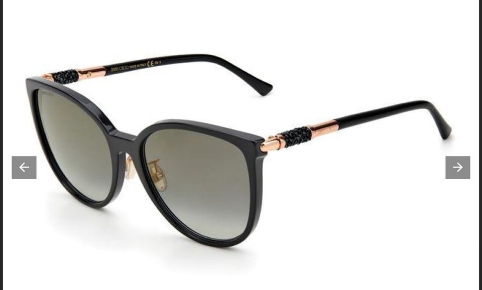 Sonnenbrille JIMMY CHOO RAYE SCHWARZ in Bremen