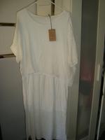 Sommerkleid  Leinen weiß Größe XL ( 46 )  - Italien -NEU Leipzig - Heiterblick Vorschau