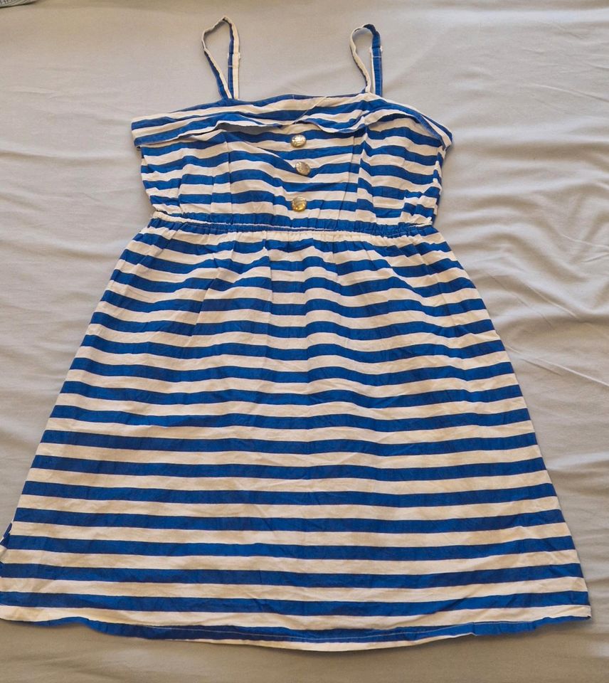 Kleid Sommerkleid Streifen Blau Weiß in Erfurt