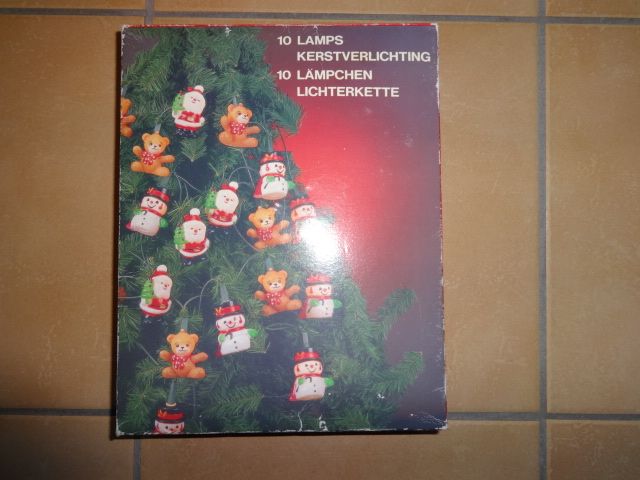 Lichterkette Figuren Weihnachten 10 Lampen Weihnachtsmann in Lingen (Ems)