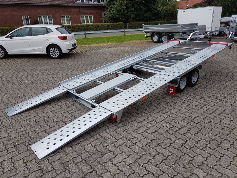 Pongratz L-AT 470 T-K 3,0t Autotransportanhänger kippbar in Lüdersfeld