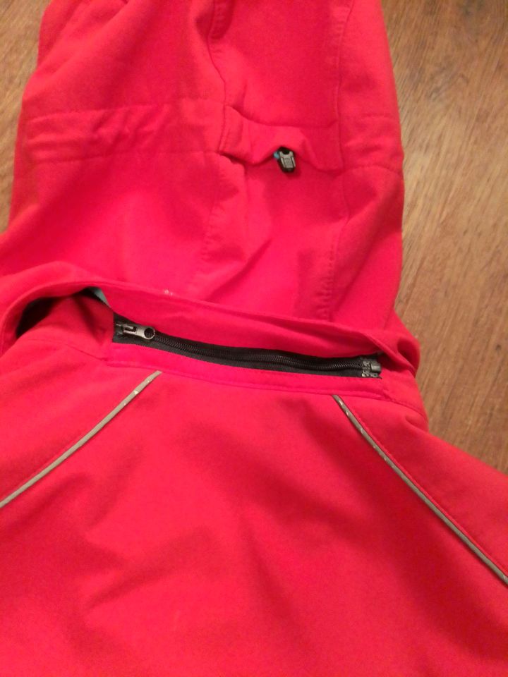 CMP Softshell Jacke rot mit blauen Fleecefutter  Gr. 36 (XS) in Nottuln