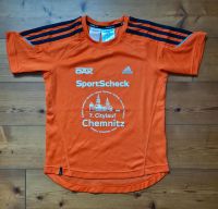 Adidas SportScheck Shirt Gr. 140 orange Polyester climalite Dresden - Briesnitz Vorschau
