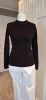 OPUS Langarmshirt PEFFA schwarz gerippt Gr. 42 dickeres Material Bayern - Buchloe Vorschau