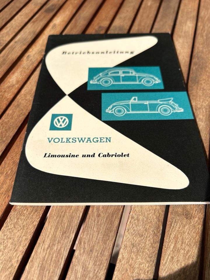 Betriebsanleitung Volkswagen Käfer August 1961 in Reinfeld