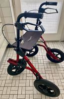 Rollator Rot dicke Bereifung Nordrhein-Westfalen - Borken Vorschau