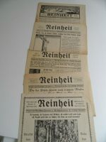 Zeitschrift " Reinheit, 5, -4-seitige Hefte von 1931 - 1935... Brandenburg - Großräschen Vorschau