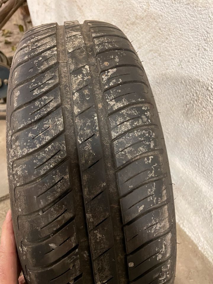 Sommerreifen 185/65 R15 auf Stahlfelgen Opel Corsa in Nideggen / Düren