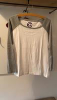 Langarmshirt, weiß/grau, Größe 36/38 Thüringen - Gotha Vorschau