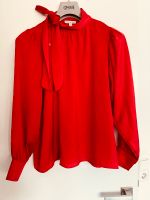 Rote Bluse top schleife Satin Seide Gr. 38 M Zara Nordrhein-Westfalen - Erftstadt Vorschau