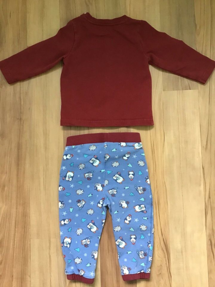 Jako-o Set Baby-Sweatshirt & Hose Winter Pinguin Gr. 68/74 in Rohrbach (Pfalz)