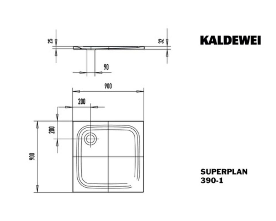 Duschwanne SUPERPLAN CLASSIC 390-1 90x90x2.5 cm NP*249€ in Dortmund